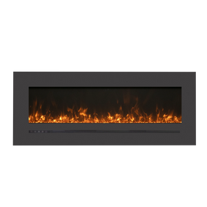Wall mount flush mount electric fireplace