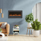 Wall Mount Flush Mount Linear Electric Fireplace