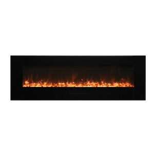 Wall mount flush mount smart electric indoor outdoor fireplace