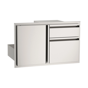 Door With Double Drawer