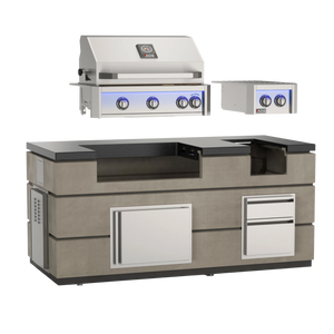 Island Bundle with L-Series Grill and Double Side Burner