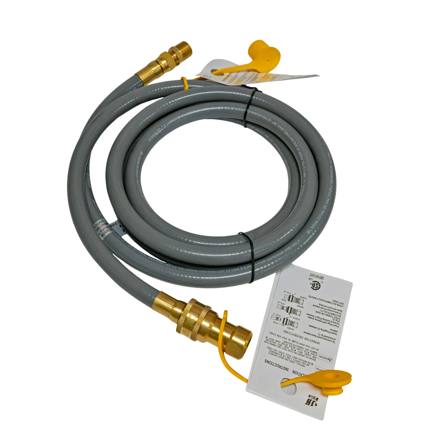 Natural Gas To Propane Hose With Quick Disconnect
