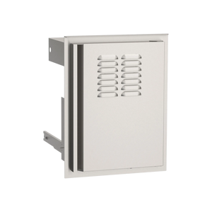 Vertical Door With Tank Tray And Louvers