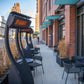 Tungsten Smart-Heat Freestanding Gas Outdoor Heater