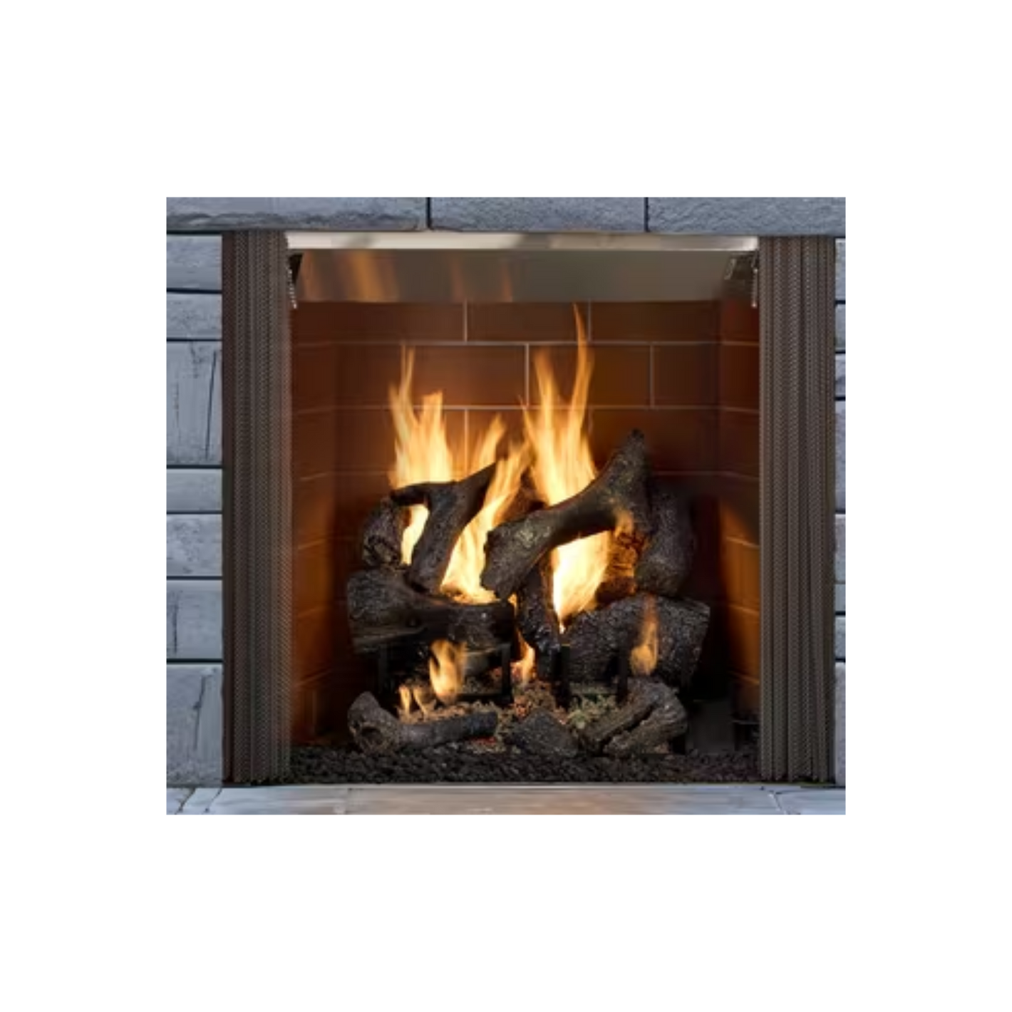 Majestic Castlewood Wood Burning Fireplace