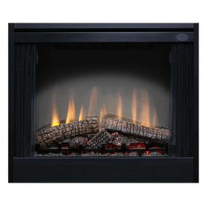 Deluxe built-in electric firebox