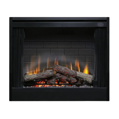 Deluxe built-in electric firebox