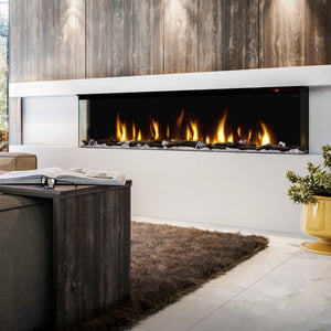 Ignite bold built-in linear electric fireplace