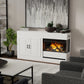 Optimyst aura water vapor fireplace