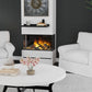 Optimyst aura water vapor fireplace