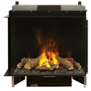 Optimyst e-matrix built-in water vapor fireplace