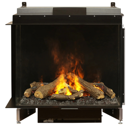 Optimyst e-matrix built-in water vapor fireplace