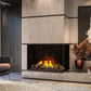 Optimyst e-matrix built-in water vapor fireplace