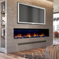 Optimyst linear water vapor fireplace
