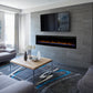 Prism linear electric fireplace
