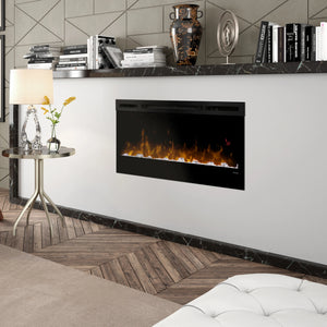 Prism linear electric fireplace