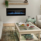 Prism linear electric fireplace