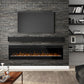 Prism linear electric fireplace