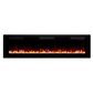 Sierra wall-mounted/built-in linear electric fireplace