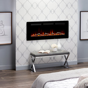 Sierra wall-mounted/built-in linear electric fireplace