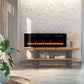Sierra wall-mounted/built-in linear electric fireplace