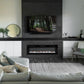 Sierra wall-mounted/built-in linear electric fireplace