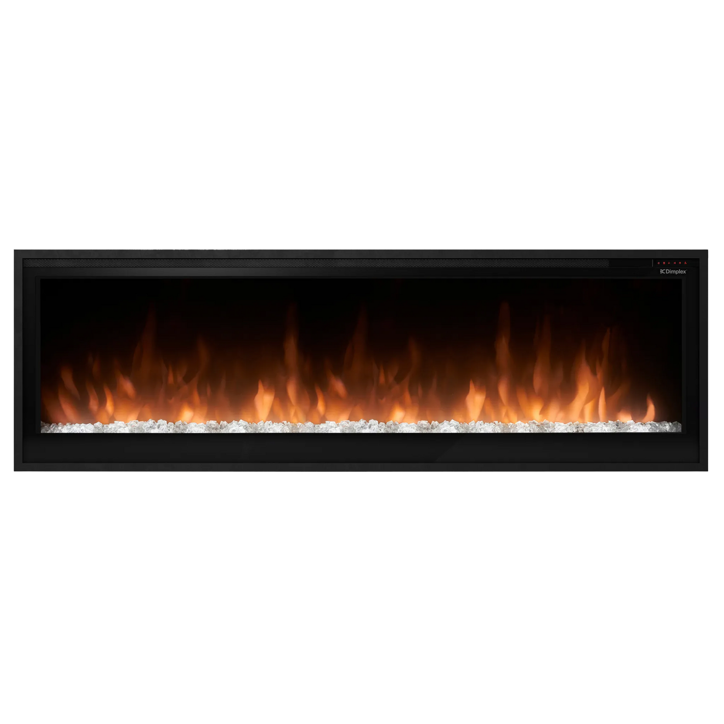 Slim linear built-in linear electric fireplace