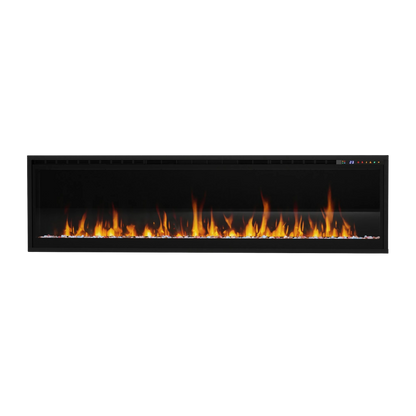 Vital essence linear fireplace
