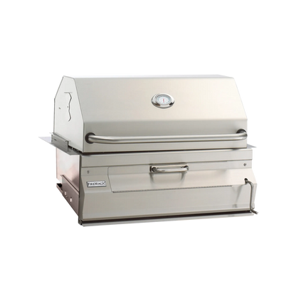 Built-in charcoal grill