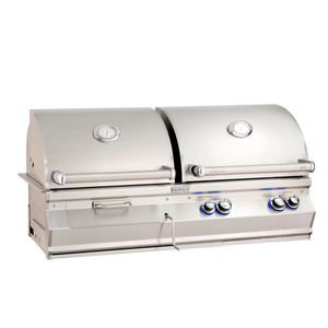 Aurora A830i gas/charcoal combo built-in grill