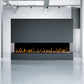 Flare large double corner modern linear fireplace