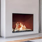 Frameless traditional indoor fireplaces