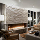 Modern commercial indoor fireplaces