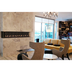 Modern commercial indoor fireplaces