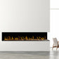 Modern right corner indoor fireplaces