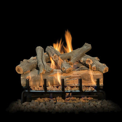 Arizona juniper outdoor gas log set