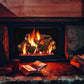 Arizona weathered oak charred gas log set