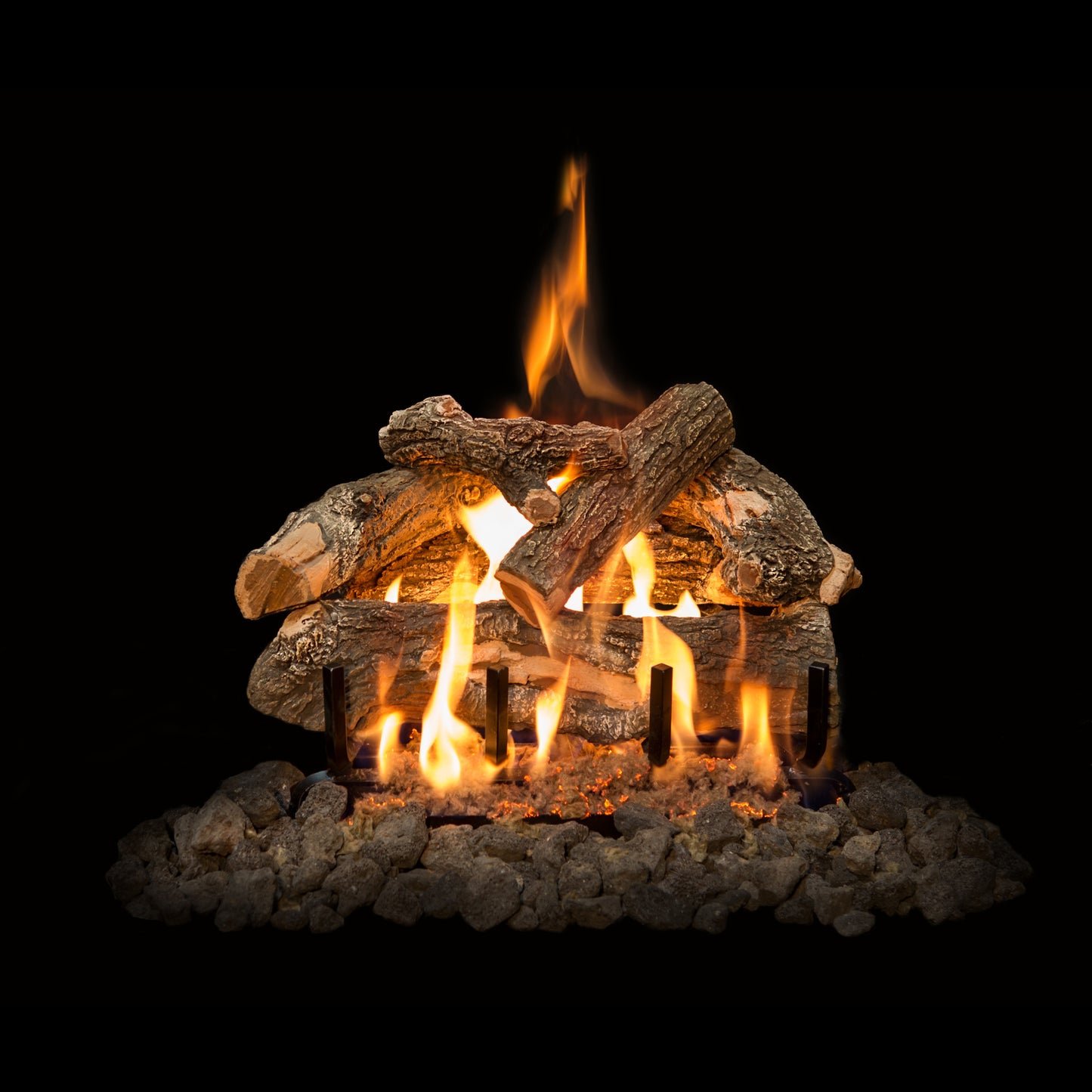 Arizona weathered oak gas log set