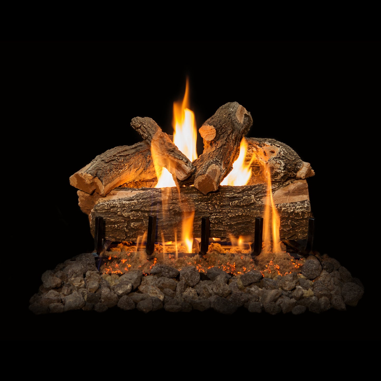 Arizona weathered oak gas log set