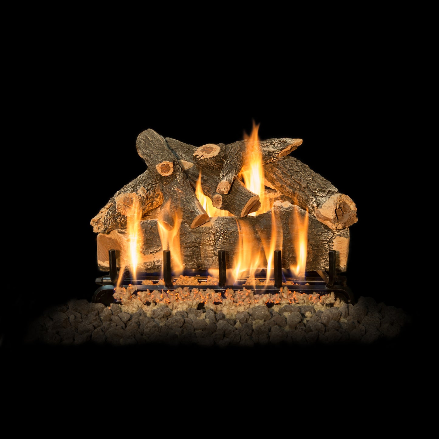 Arizona weathered oak gas log set