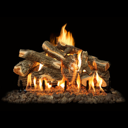 Arizona weathered oak gas log set