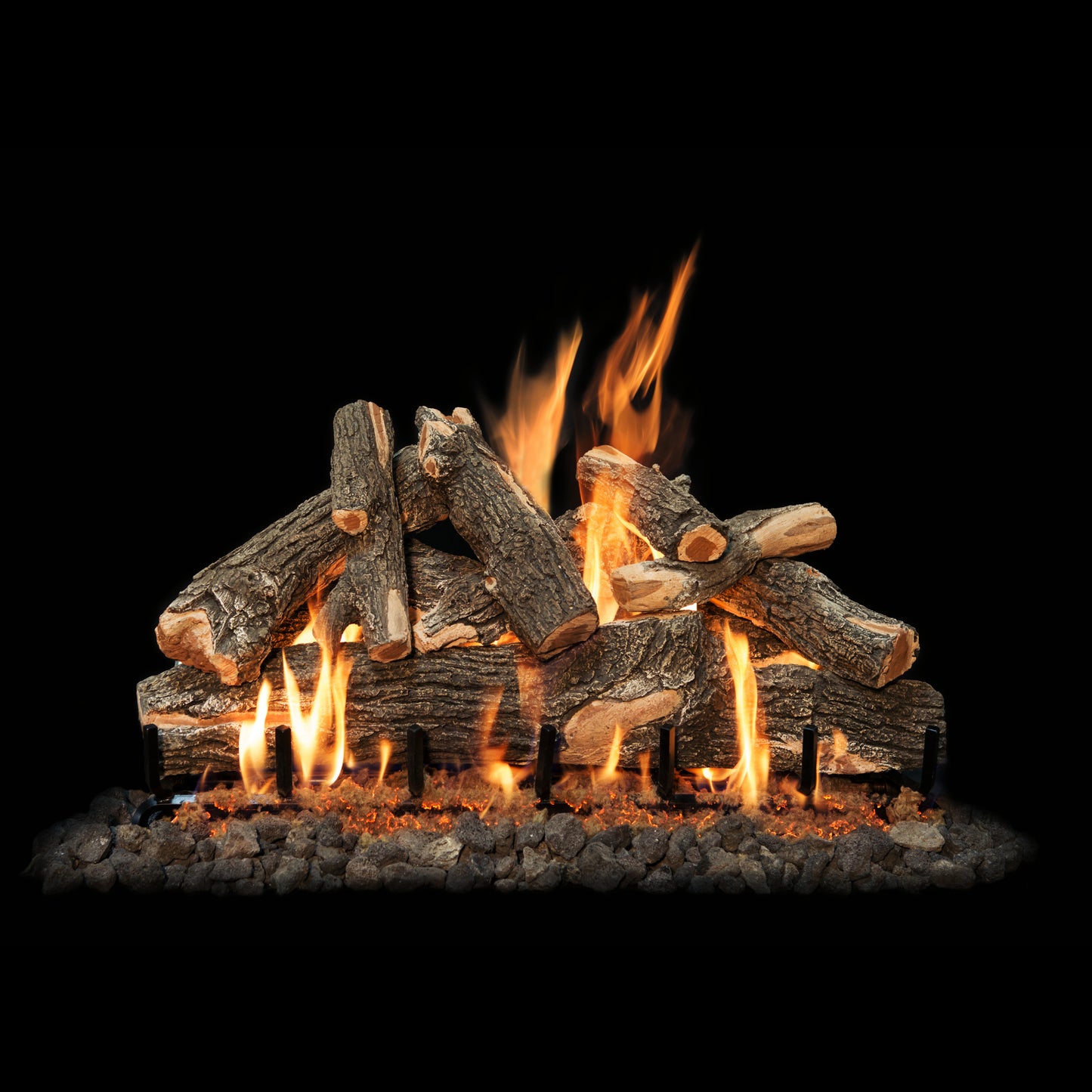 Arizona weathered oak gas log set