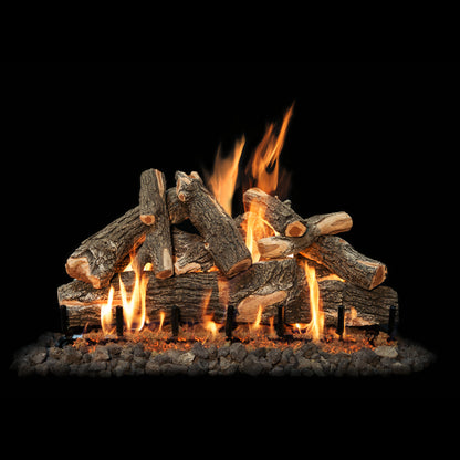 Arizona weathered oak gas log set