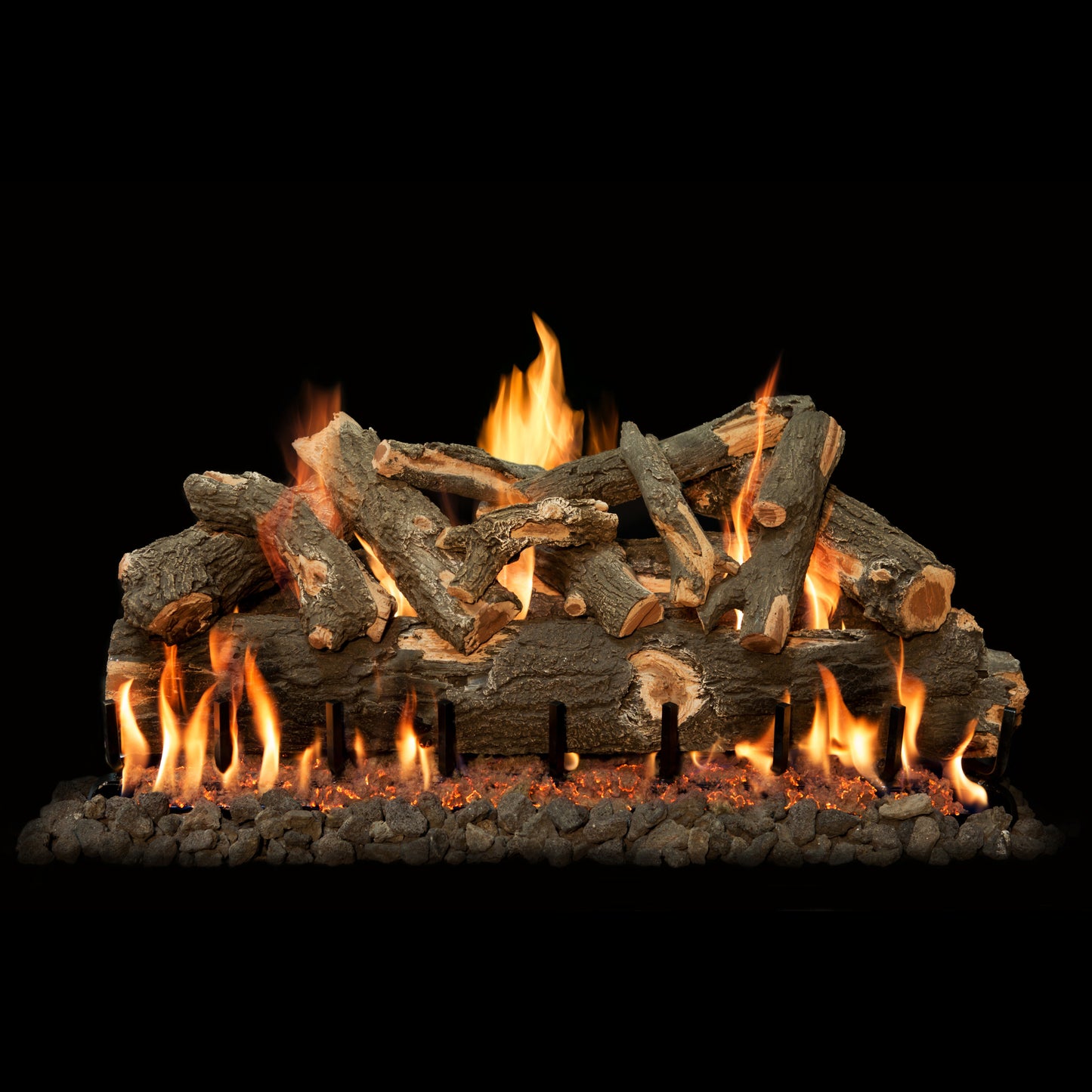 Arizona weathered oak gas log set