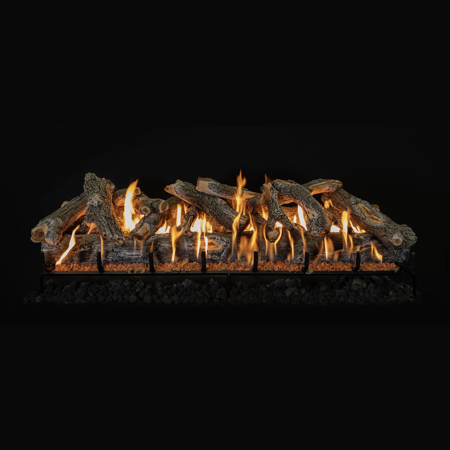 Arizona weathered oak gas log set
