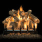 Az weathered oak see-through outdoor gas log set