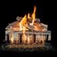Blue pine split gas log set
