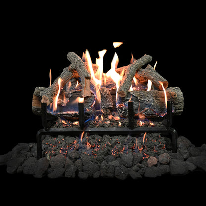 Glowfire arizona weathered oak charred gas log set