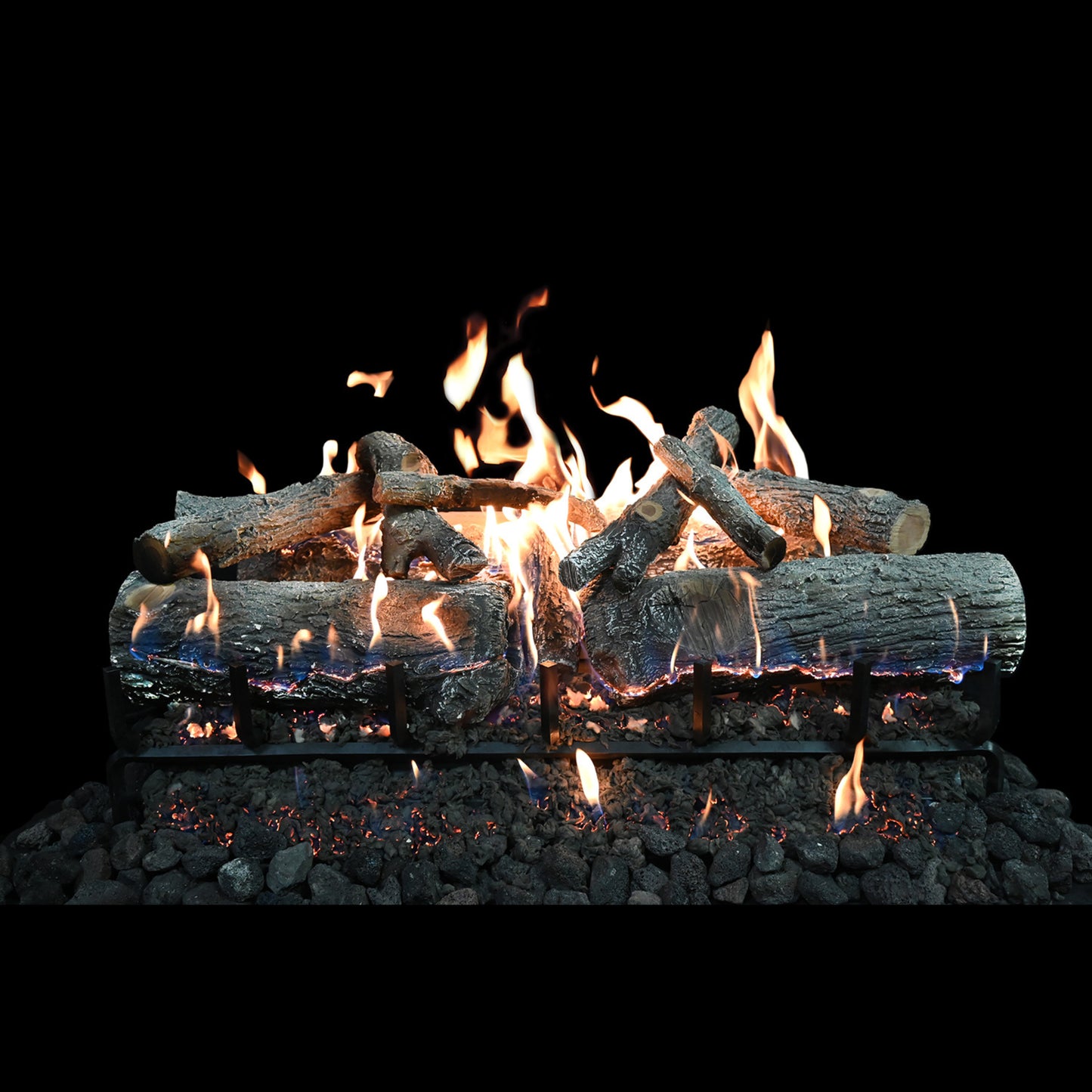 Glowfire arizona weathered oak charred gas log set