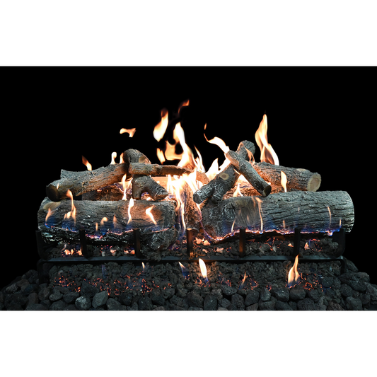 Glowfire arizona weathered oak charred gas log set